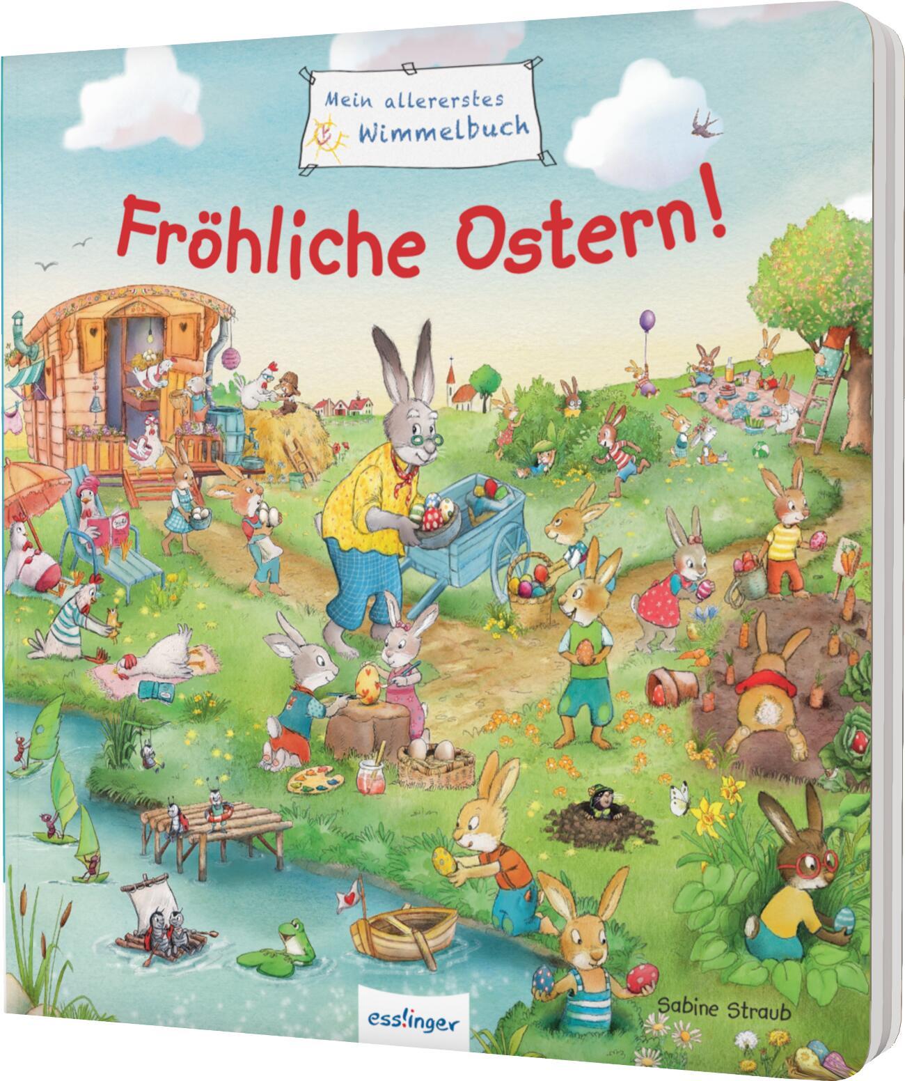 Cover: 9783480236985 | Mein allererstes Wimmelbuch: Fröhliche Ostern! | Sibylle Schumann