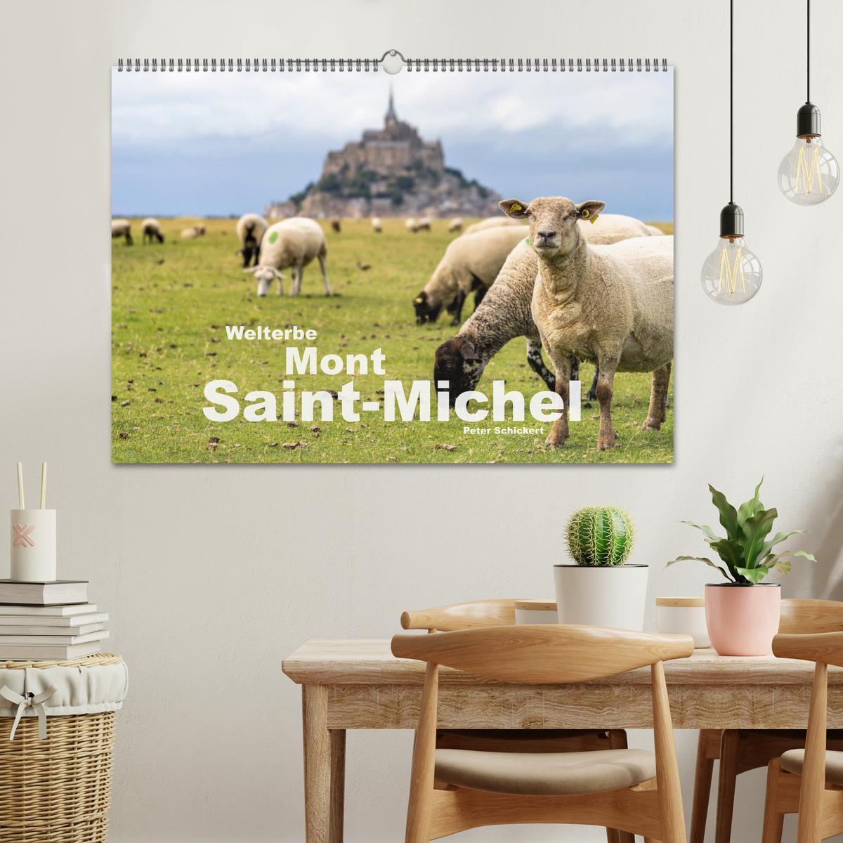 Bild: 9783383937576 | Welterbe Mont-Saint-Michel (Wandkalender 2025 DIN A2 quer),...