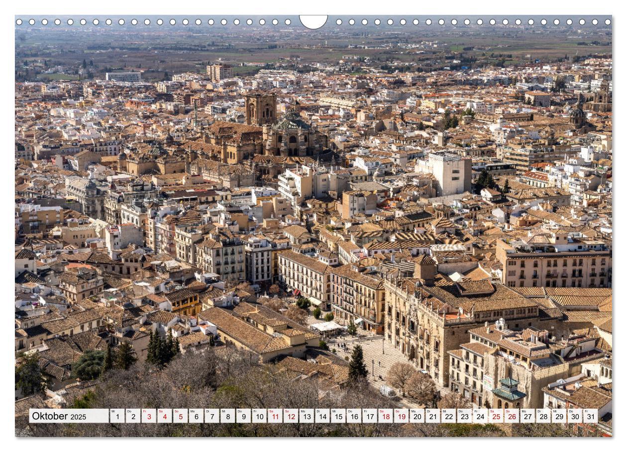 Bild: 9783383976476 | Andalusien - Granada (Wandkalender 2025 DIN A3 quer), CALVENDO...