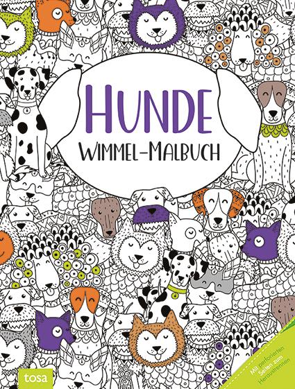 Cover: 9783863135799 | Hunde - Wimmel-Malbuch | Taschenbuch | 64 S. | Deutsch | 2024 | Tosa