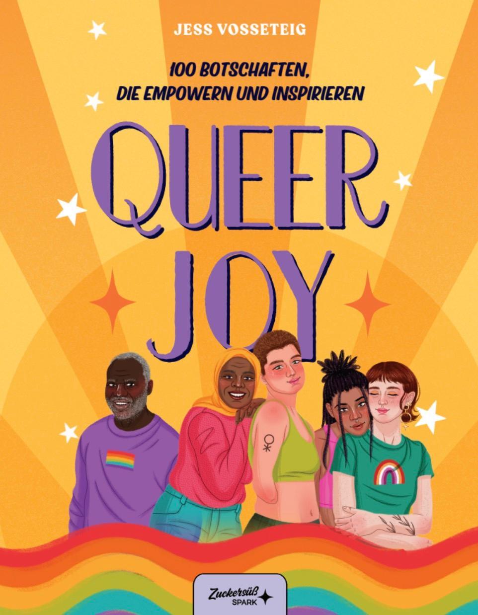 Cover: 9783949315619 | Queer Joy: 100 Botschaften, die empowern und inspirieren | Vosseteig