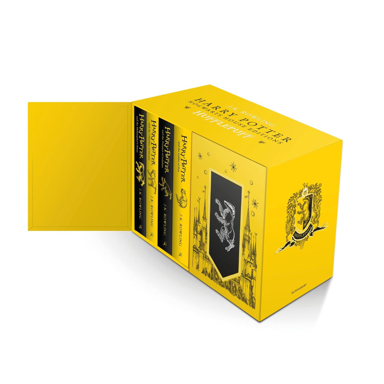 Cover: 9781526624567 | Harry Potter Hufflepuff House Editions Hardback Box Set | Rowling