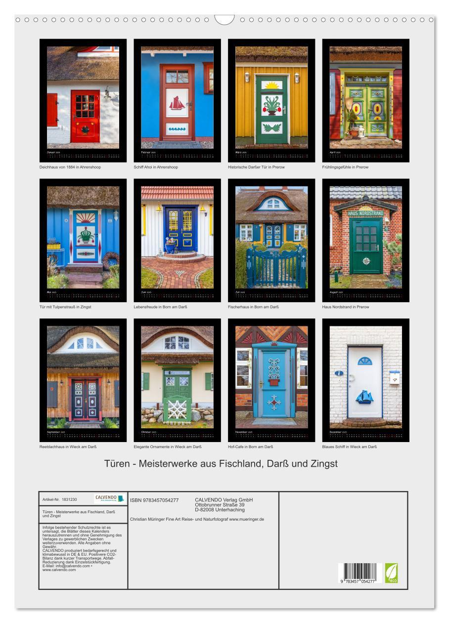 Bild: 9783457054277 | Türen - Meisterwerke aus Fischland, Darß und Zingst (Wandkalender...