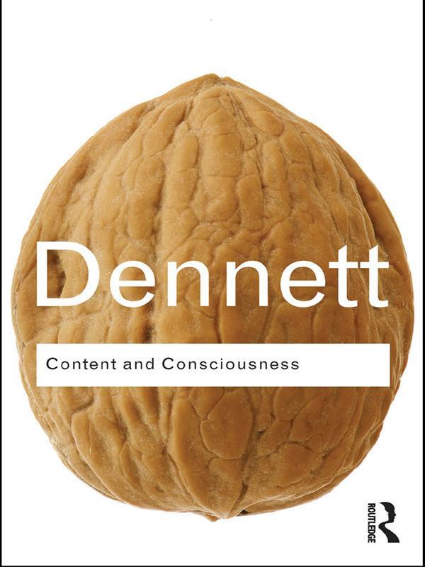Cover: 9780415567862 | Content and Consciousness | Daniel C. Dennett | Taschenbuch | Englisch