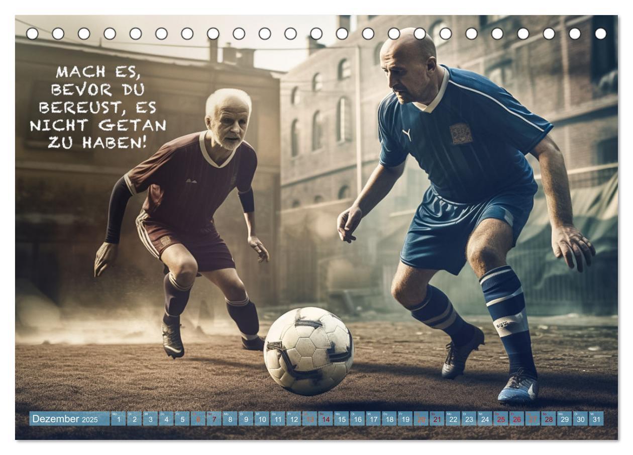 Bild: 9783383761065 | Fußball und coole Sprüche (Tischkalender 2025 DIN A5 quer),...