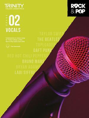 Cover: 9780857366672 | Trinity College London Rock &amp; Pop 2018 Vocals Grade 2 | Broschüre