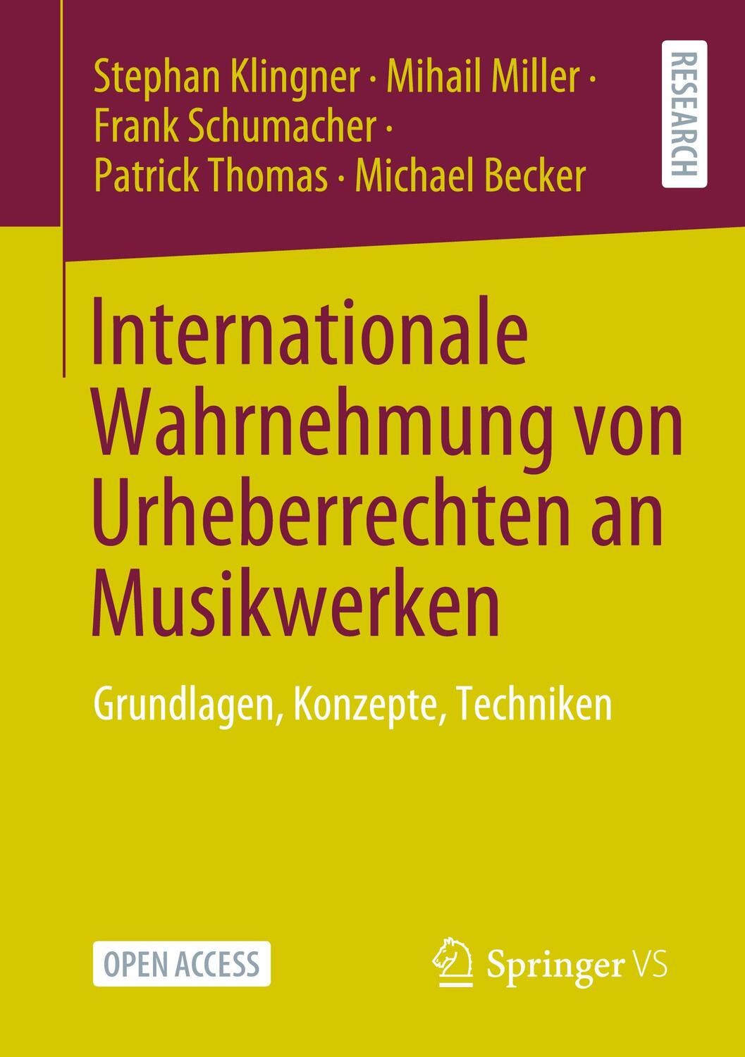 Cover: 9783658396367 | Internationale Wahrnehmung von Urheberrechten an Musikwerken | Buch