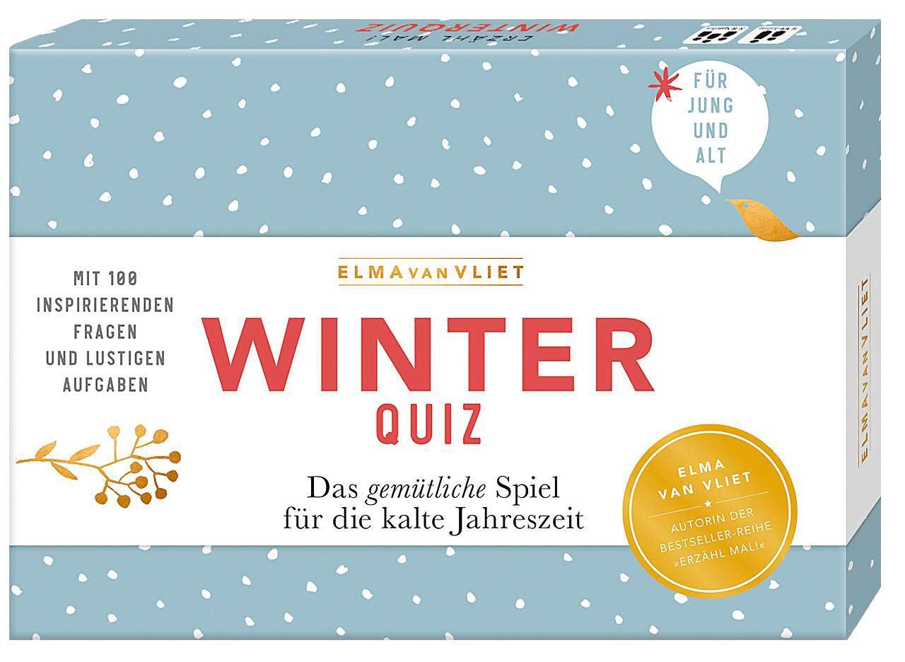 Cover: 4260308352287 | Erzähl mal! Winterquiz | Elma Van Vliet | Spiel | Schachtel | 100 S.