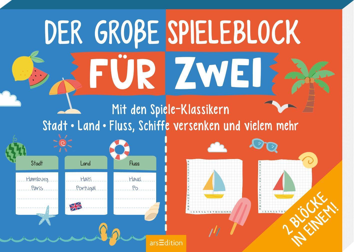 Cover: 4014489132400 | Der große Spieleblock für zwei | Spiel | Softcover | 96 S. | Deutsch