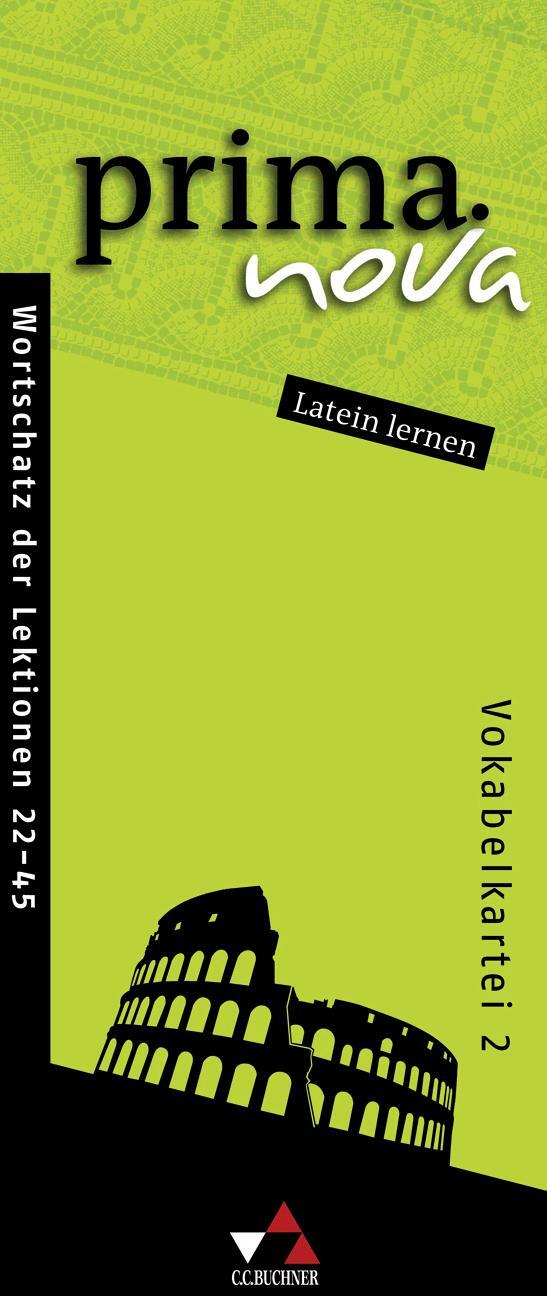 Cover: 9783766179784 | prima.nova Latein lernen Vokabelkartei 2 | Zu den Lektionen 22-45