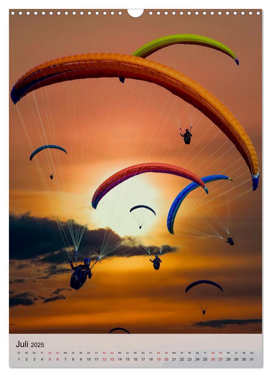 Bild: 9783435931422 | Paragliding - einfach Spaß (Wandkalender 2025 DIN A3 hoch),...