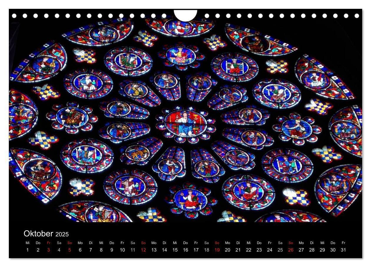 Bild: 9783435830916 | Bilder aus Licht - Notre Dame de Chartres (Wandkalender 2025 DIN A4...