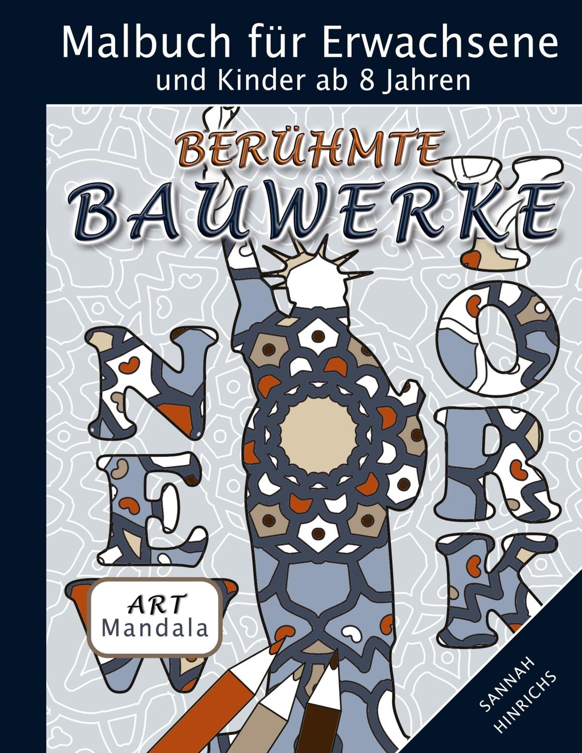 Cover: 9783746066332 | Mandala Art Malbuch für Erwachsene und Kinder ab 8 Jahren -...