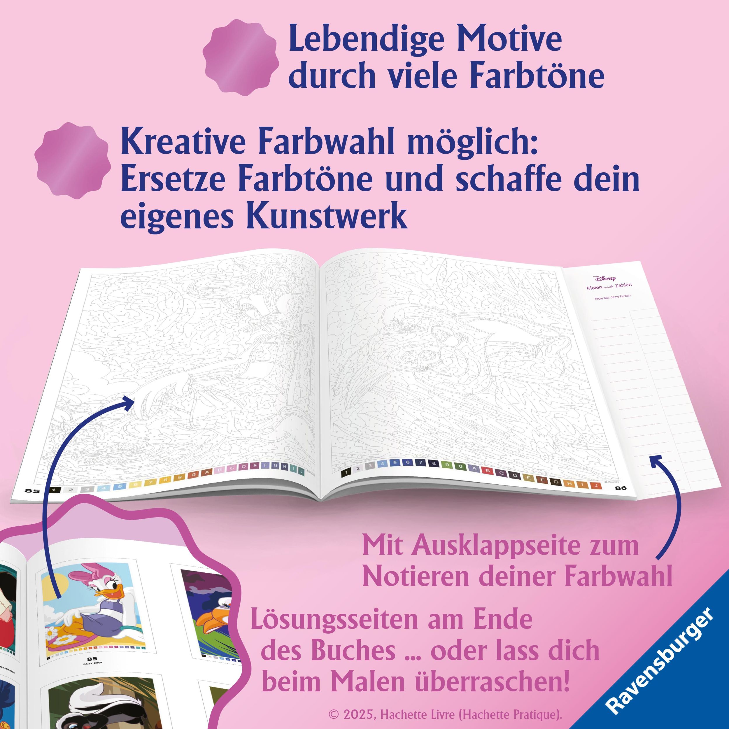 Bild: 9783473498338 | Malen nach Zahlen Disney: Girl Power - Disney Malbuch für...