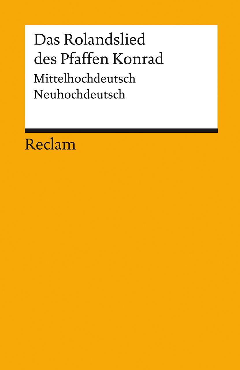 Cover: 9783150027455 | Das Rolandslied des Pfaffen Konrad | Dieter Kartschoke | Taschenbuch