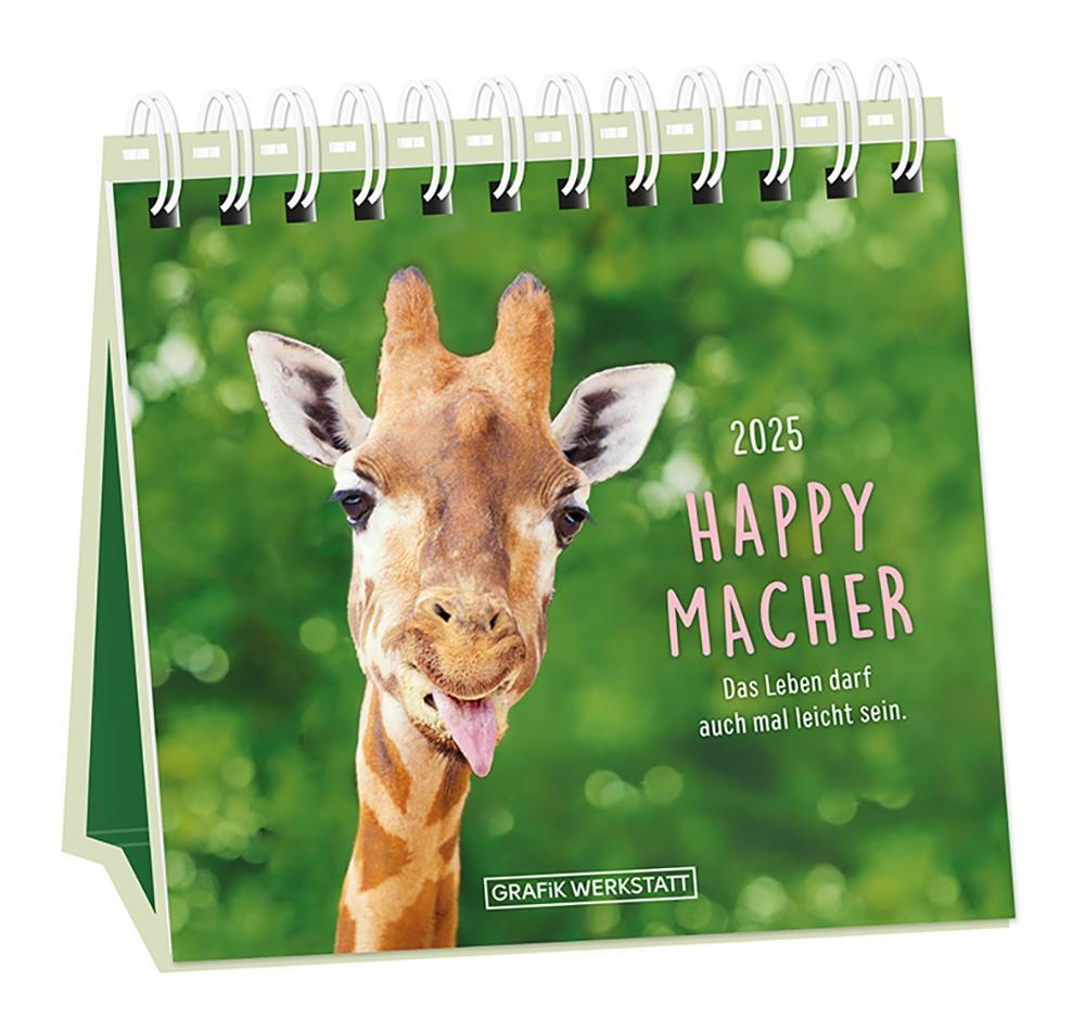 Cover: 9783986360948 | Tischkalender 2025 Happymacher | Tischkalender | Original | Kalender