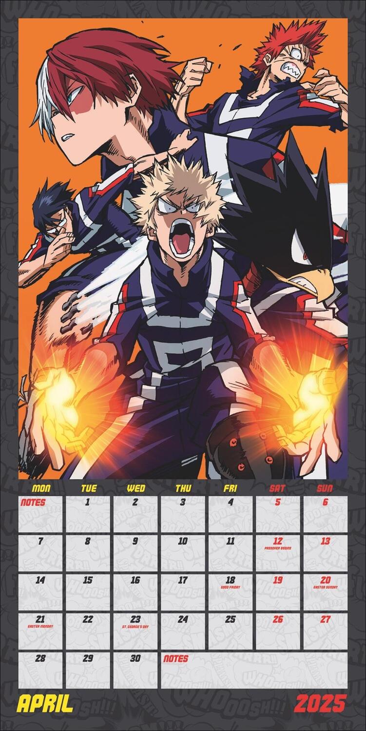 Bild: 9783840196829 | My Hero Academia Broschurkalender 2025 | Kalender | Danilo | 28 S.