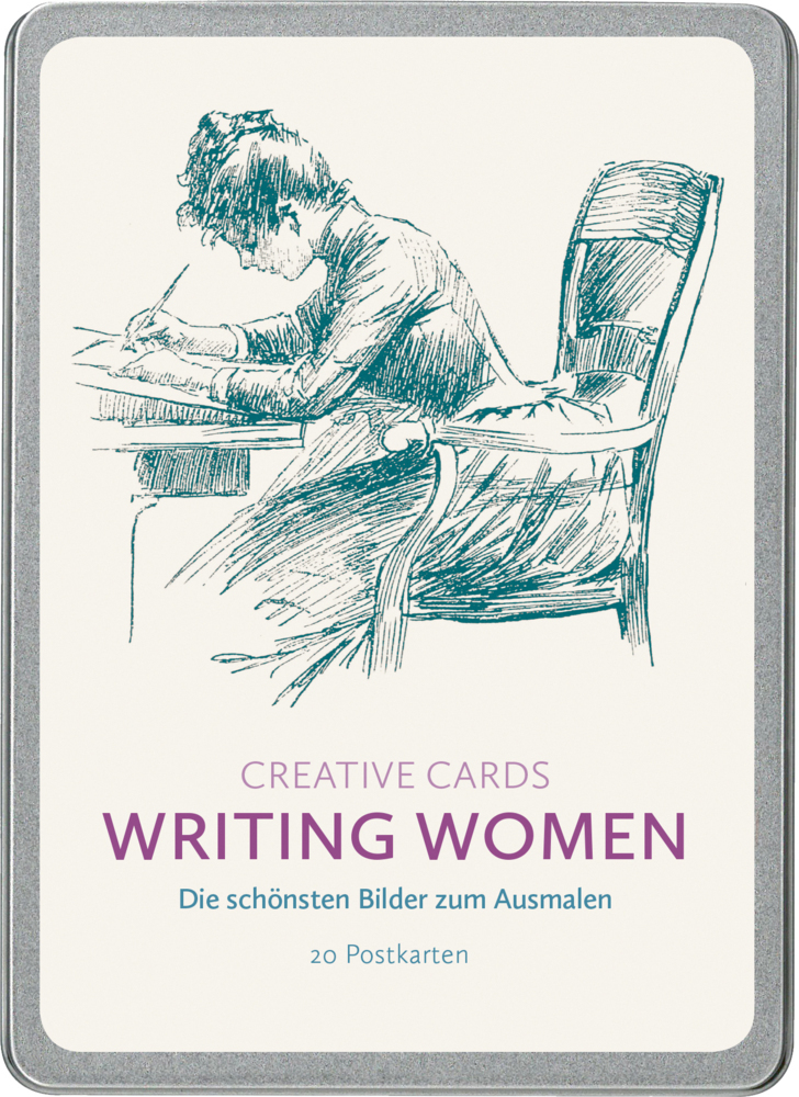 Cover: 4251517502235 | Writing Women | Die schönsten Bilder zum Ausmalen. 16 Postkarten