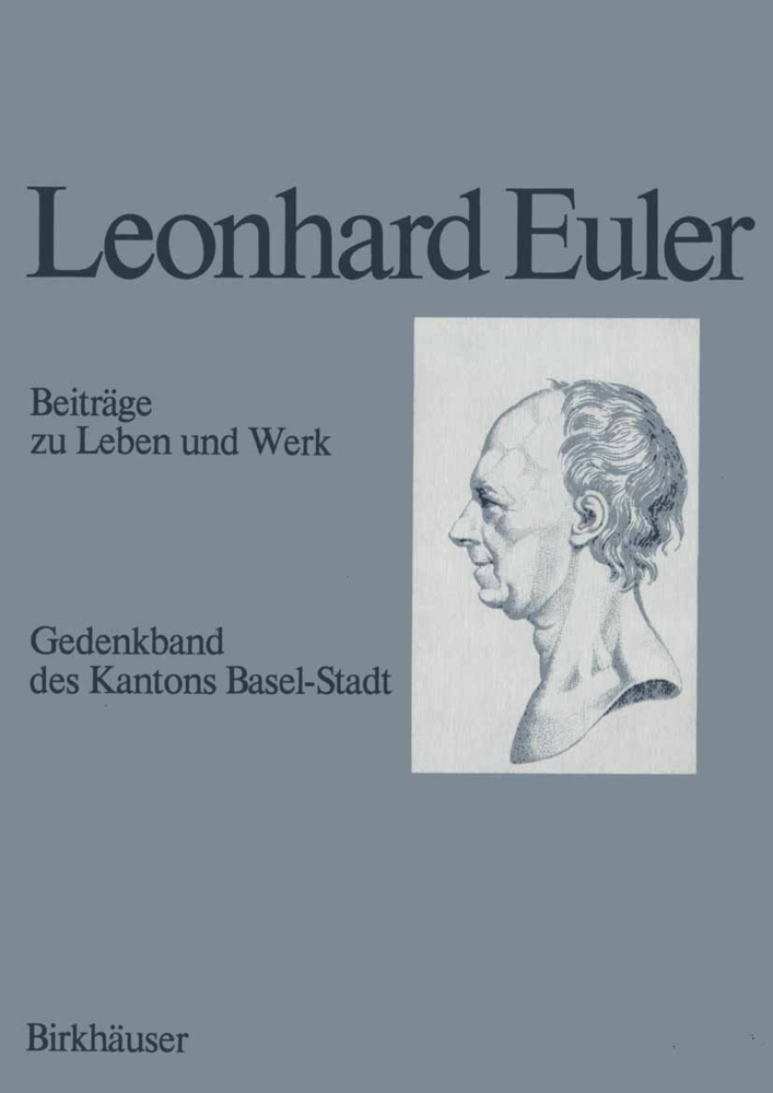 Cover: 9783034893510 | Leonhard Euler 1707 - 1783 | Beiträge zu Leben und Werk | Fellmann