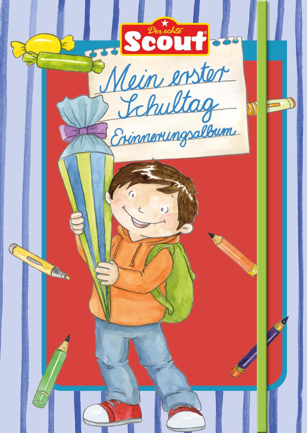 Cover: 4260188014510 | Scout - Mein erster Schultag Erinnerungsalbum (Jungs) | Buch | 64 S.