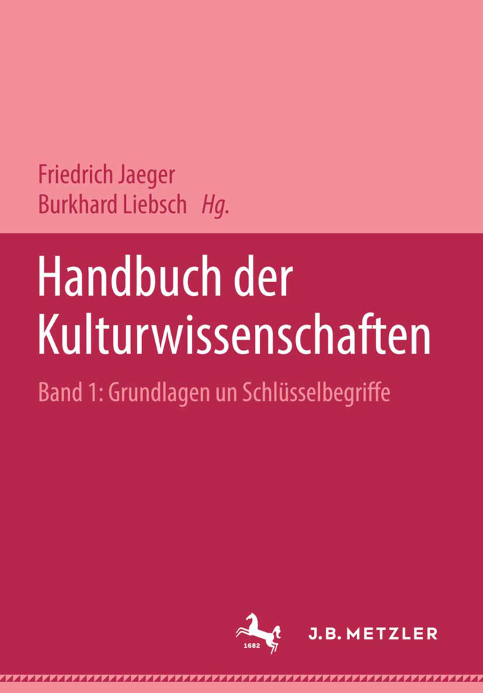 Cover: 9783476024008 | Handbuch der Kulturwissenschaften, 3 Bde. | Sonderausgabe in 3 Bänden