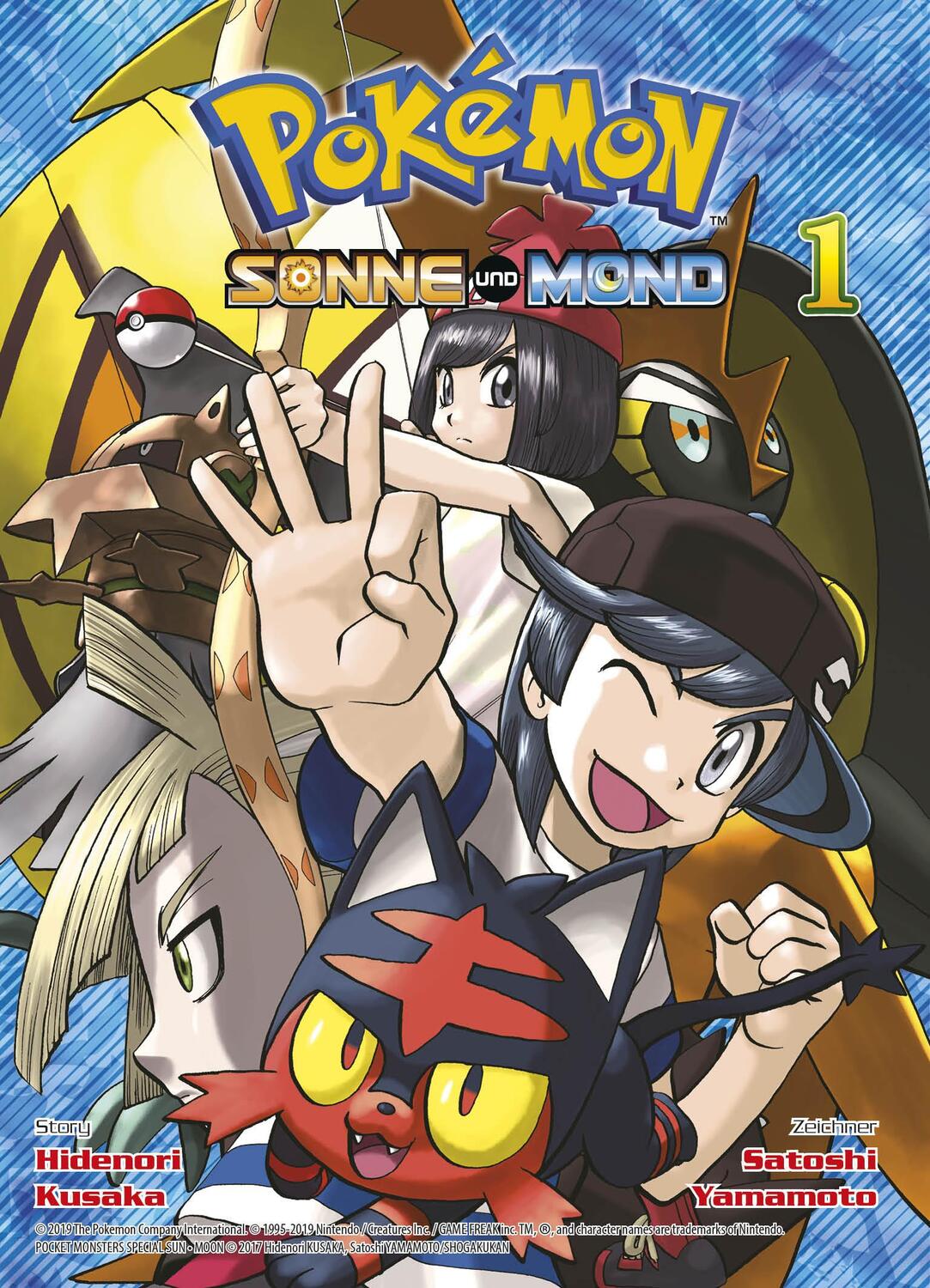 Cover: 9783741612022 | Pokémon - Sonne und Mond | Bd. 1 | Hidenori Kusaka | Taschenbuch