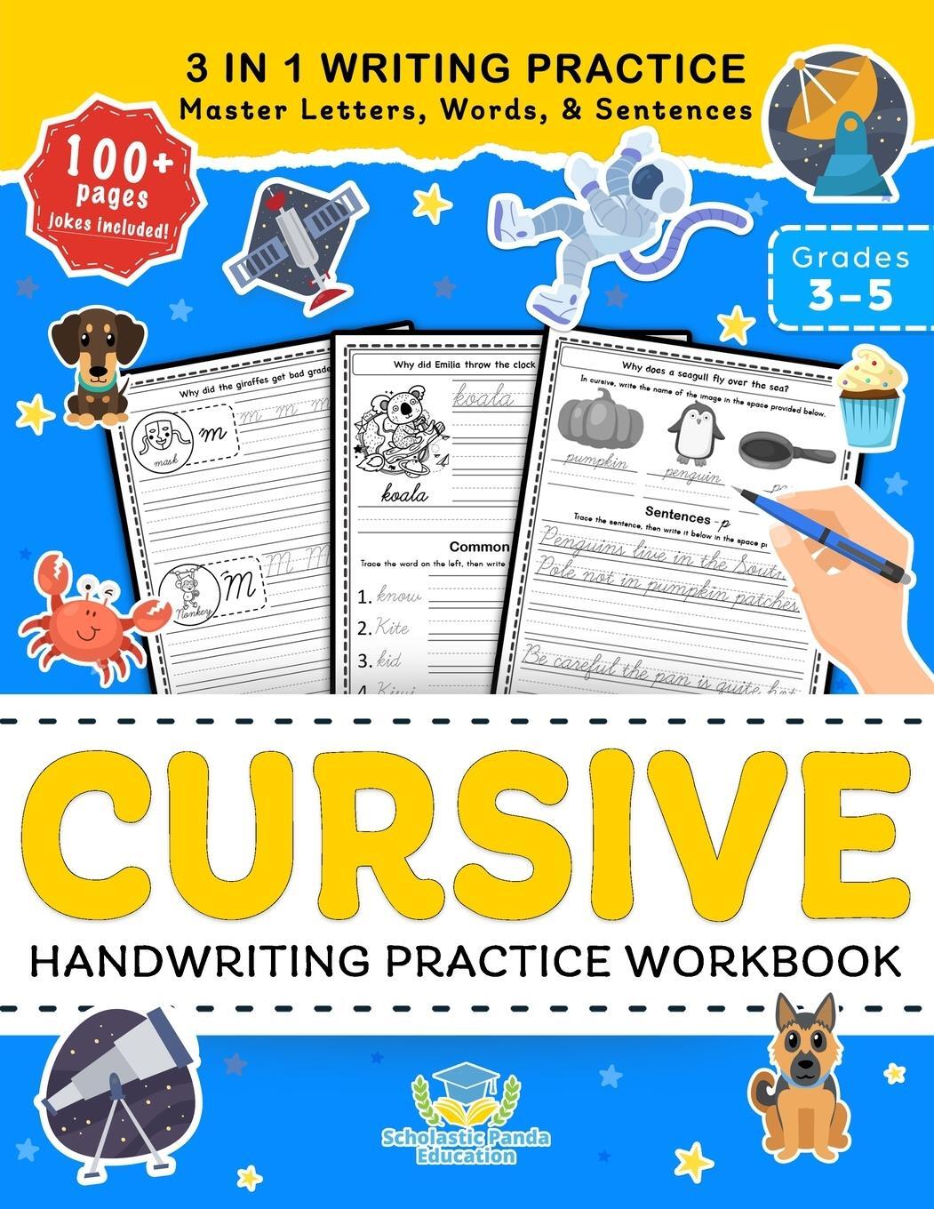 Cover: 9781953149336 | Cursive Handwriting Practice Workbook for 3rd 4th 5th Graders | Buch