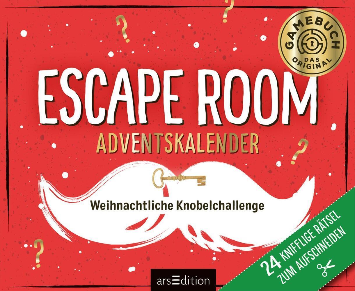 Cover: 9783845849256 | Escape Room Adventskalender. Weihnachtliche Knobelchallenge | Buch