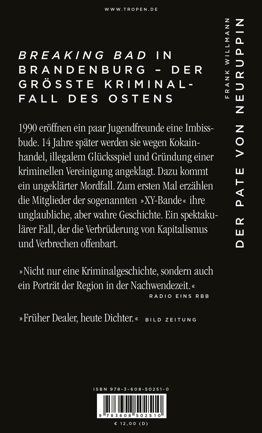 Rückseite: 9783608502510 | Der Pate von Neuruppin | Frank Willmann | Taschenbuch | broschiert