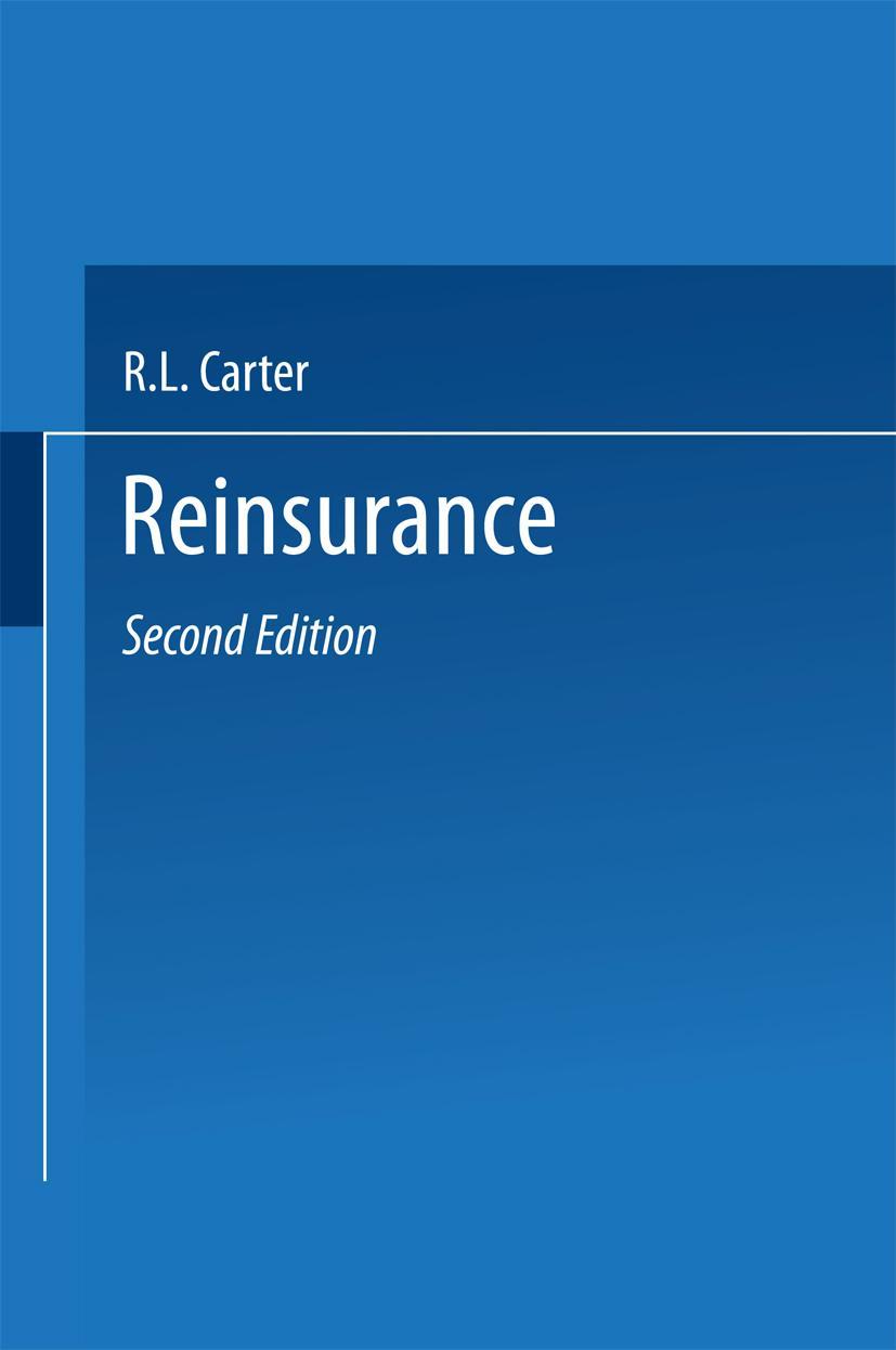 Cover: 9789401574129 | Reinsurance | R. L. Carter | Taschenbuch | xv | Englisch | 2014