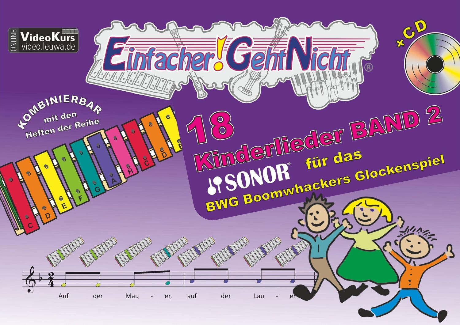 Cover: 9783940533616 | Einfacher!-Geht-Nicht: 18 Kinderlieder BAND 2 - für das SONOR® BWG...