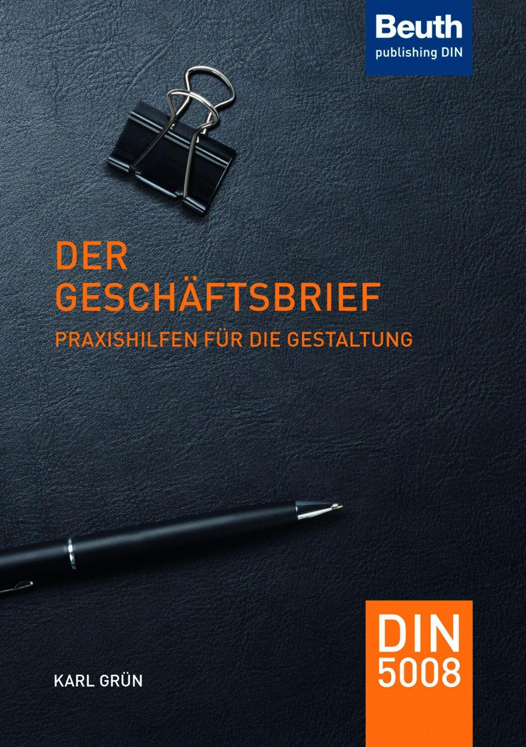 Cover: 9783410297253 | Der Geschäftsbrief | Praxishilfen für die Gestaltung | Karl Grün