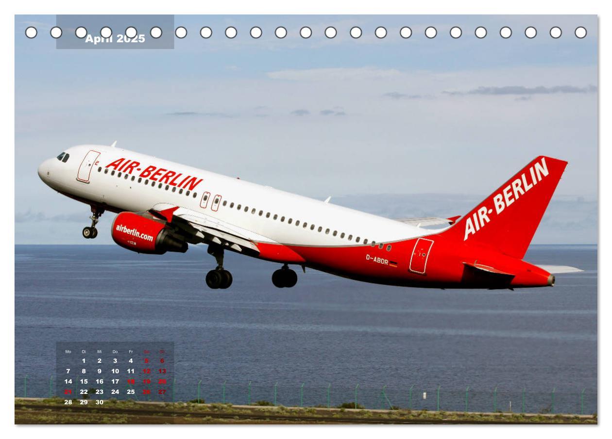 Bild: 9783435336937 | In Memoriam Air Berlin (Tischkalender 2025 DIN A5 quer), CALVENDO...