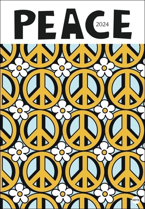 Cover: 9783756404117 | Peace Posterkalender 2024 | Kalender | Spiralbindung | 14 S. | Deutsch