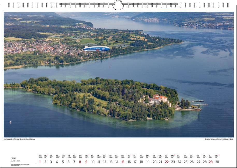 Bild: 9783861924050 | Grenzenlos Bodensee 2025 | Der Bodensee aus der Luft | Kalender | XIII
