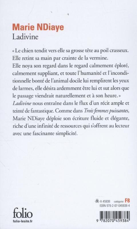 Rückseite: 9782070459384 | Ladivine | Marie NDiaye | Taschenbuch | Französisch | 2014 | Gallimard