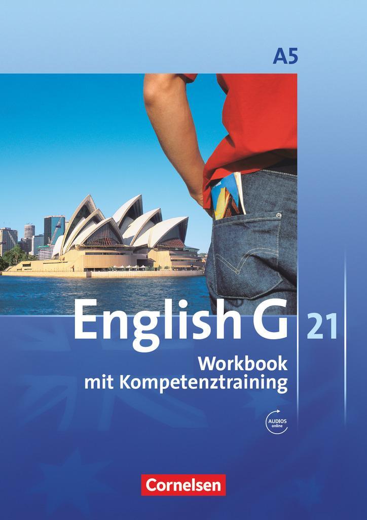 Cover: 9783060312351 | English G 21. Ausgabe A 5. Workbook mit Audios online | 9. Schuljahr