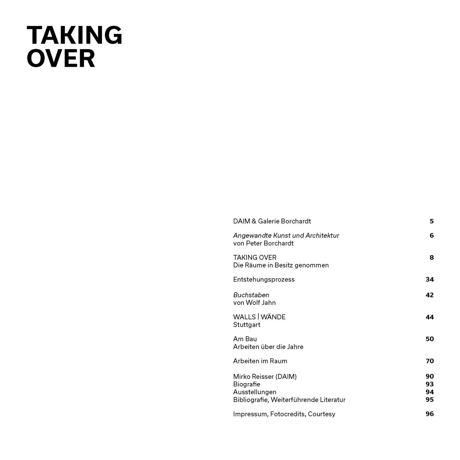 Bild: 9783000691348 | Taking Over | Wolf Jahn (u. a.) | Taschenbuch | 96 S. | Deutsch | 2021