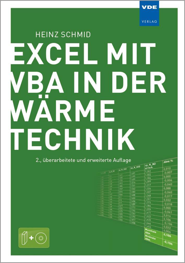 Bild: 9783800733873 | Excel mit VBA in der Wärmetechnik | Heinz Schmid | Taschenbuch | 2013