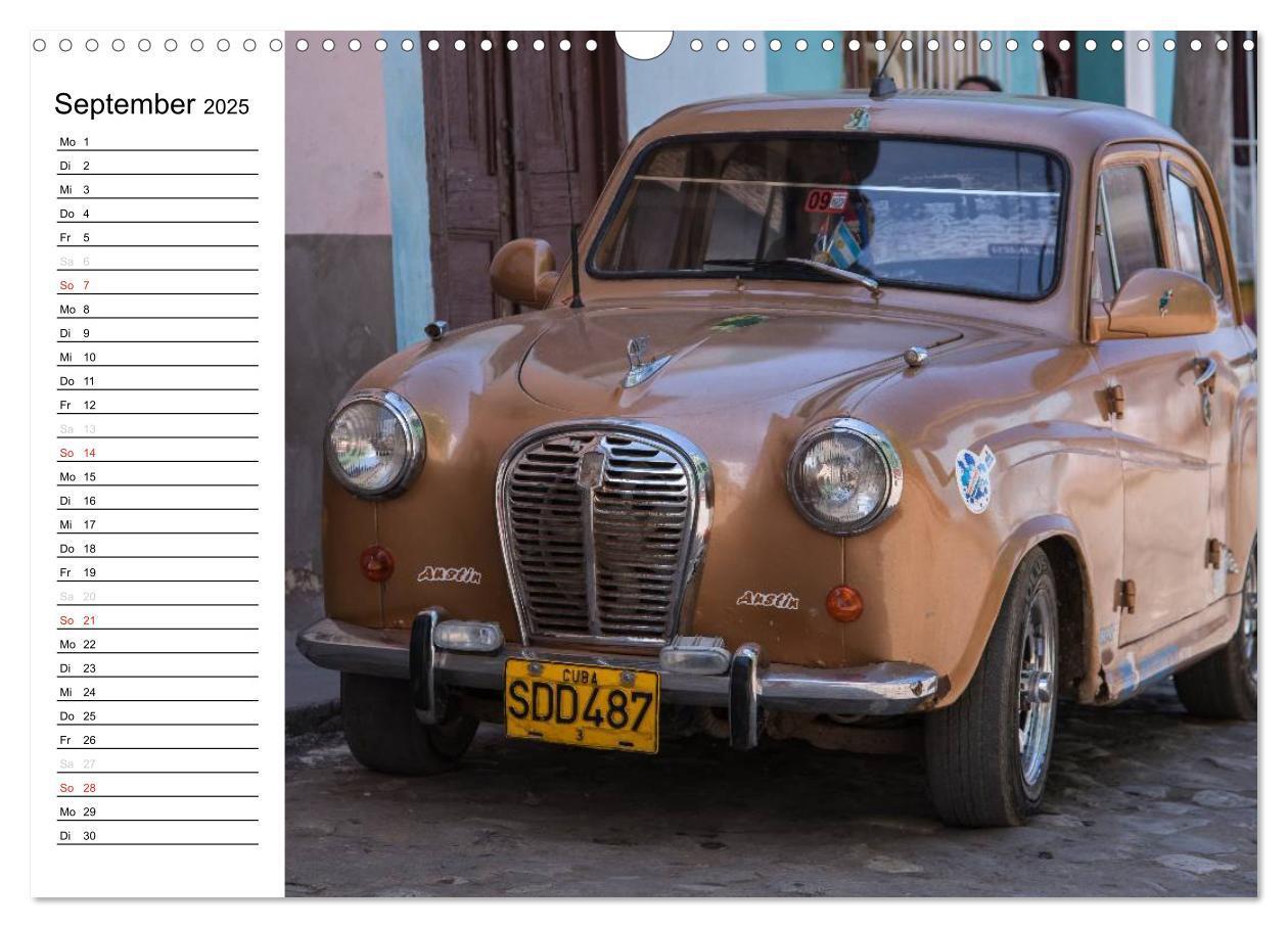 Bild: 9783435535538 | Cars on Cuba (Wandkalender 2025 DIN A3 quer), CALVENDO Monatskalender