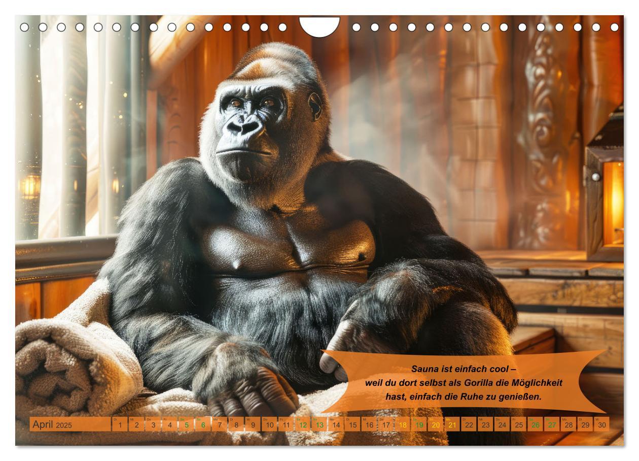 Bild: 9783457168141 | Tierisch lustige Saunafreunde (Wandkalender 2025 DIN A4 quer),...