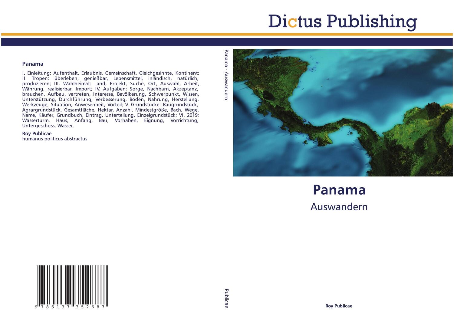 Cover: 9786137352687 | Panama | Auswandern | Roy Publicae | Taschenbuch | Paperback | Deutsch