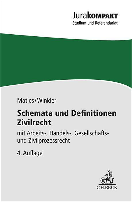 Cover: 9783406824043 | Schemata und Definitionen Zivilrecht | Martin Maties (u. a.) | Buch