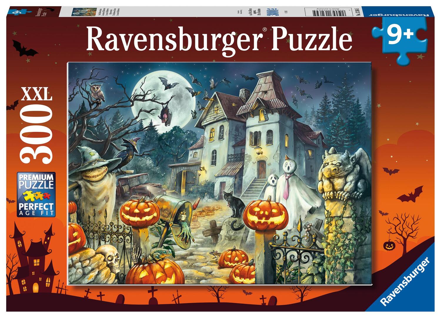 Cover: 4005556132645 | Ravensburger Kinderpuzzle 13264 - Das Halloweenhaus 300 Teile XXL -...