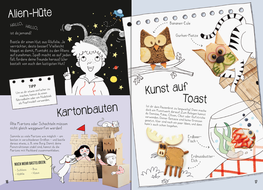 Bild: 9783473557448 | 100 Selbermach-Ideen | Handbuch für kreative Kids | Kris Hirschmann