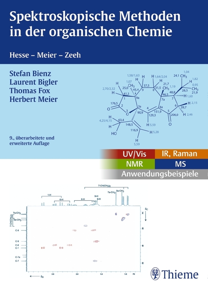 Cover: 9783135761091 | Spektroskopische Methoden in der organischen Chemie | Hesse (u. a.)