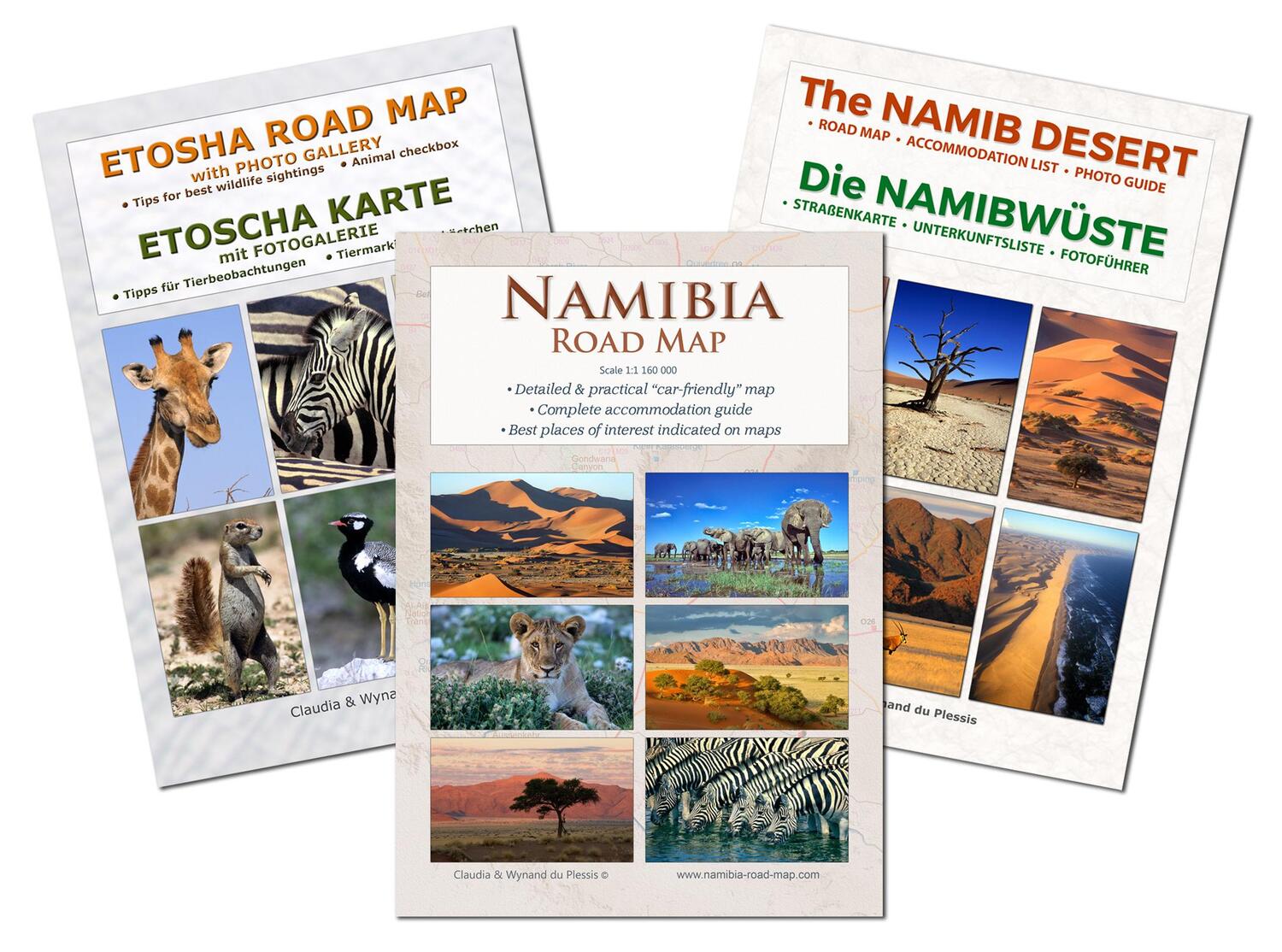 Cover: 9783947895410 | Das komplette Kartenset NAMIBIA (3-teilig) | Plessis (u. a.) | Deutsch