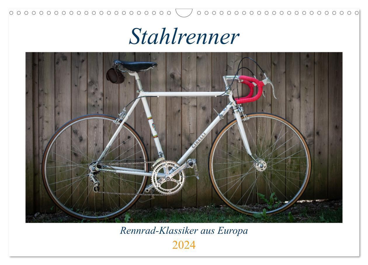 Cover: 9783675630826 | Stahlrenner - Rennrad-Klassiker aus Europa (Wandkalender 2024 DIN...