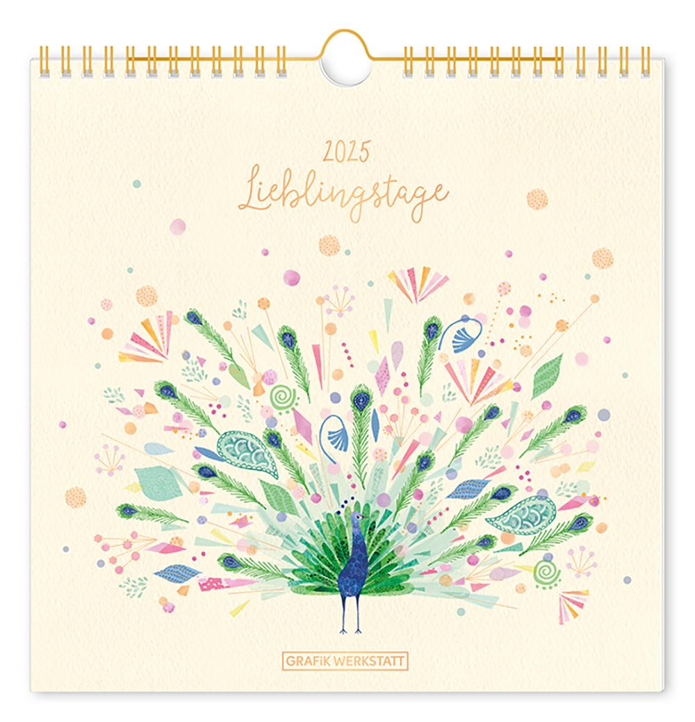 Cover: 9783986361259 | Wandkalender quadratisch 2025 Lieblingstage | Wandkalender | Original