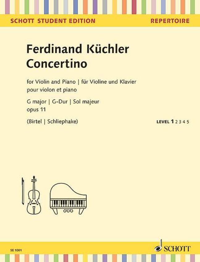 Cover: 9790001161817 | Concertino G-Dur op. 11 | Ferdinand Küchler | Buch | Schott Music